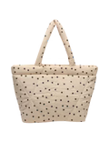 Grand sac cabas matelassé à pois
